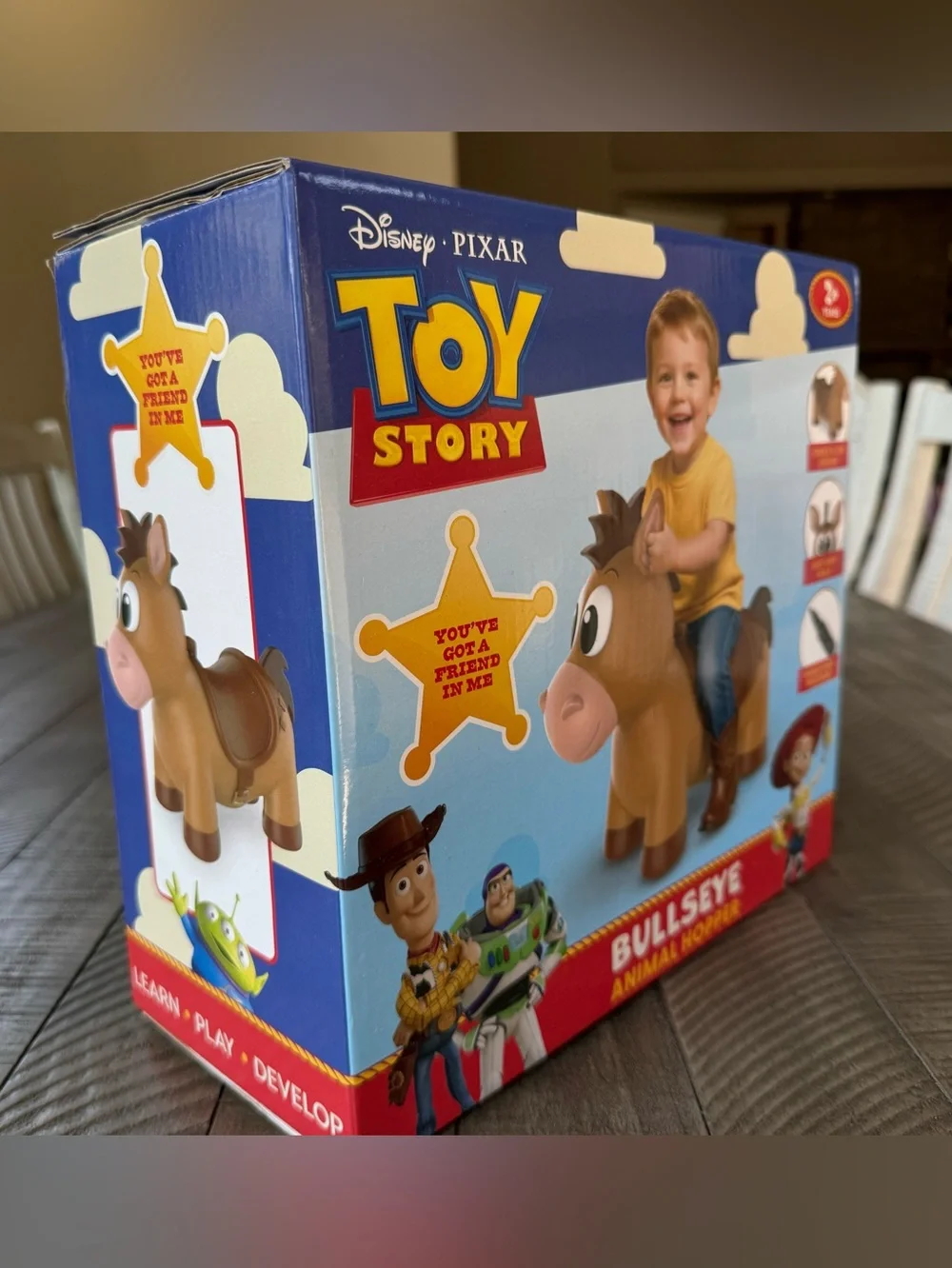 Disney Pixar Toy Story Bullseye Animal Hopper by Flybar (NIB)